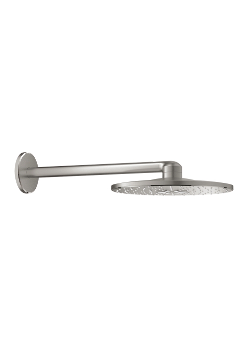 Верхній душ Grohe Rainshower 310 SmartActive з душовим кронштейном 430 мм, 2 режими струменя (26475DC0) Сталь