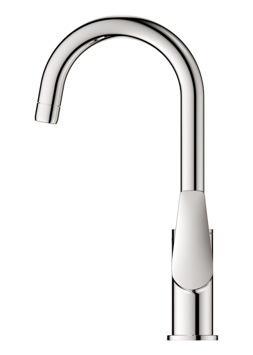Однорычажный смеситель для раковины Grohe BauEdge New L-Size + нажимной донный клапан (23911001)