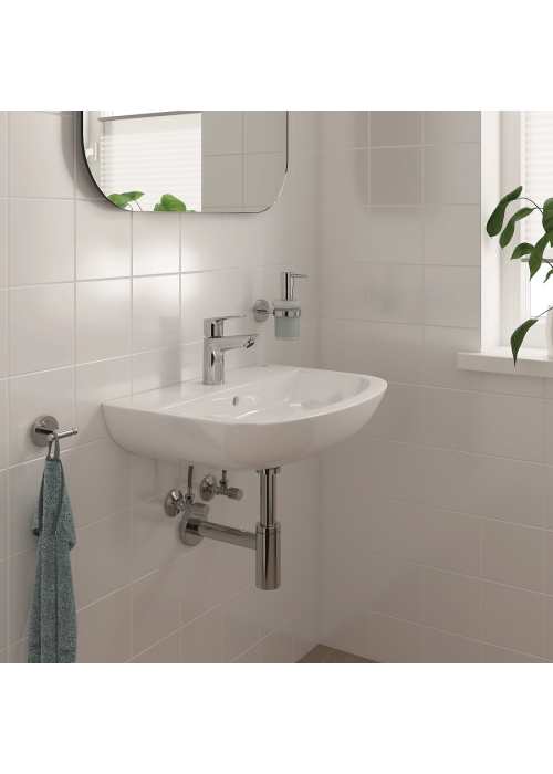 Однорычажный смеситель для раковины Grohe BauLoop New S-Size LowFlow + нажимной донный клапан (23879001)