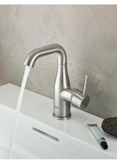 Однорычажный смеситель для раковины Grohe Essence M-size (24173DC1) Сталь