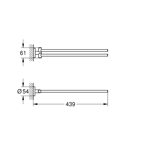 тримач для рушника Grohe Essentials (40371DL1)