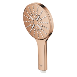 Ручной душ Grohe Rainshower Smartactive 130 3 режима струи (26574DA0) Бронза