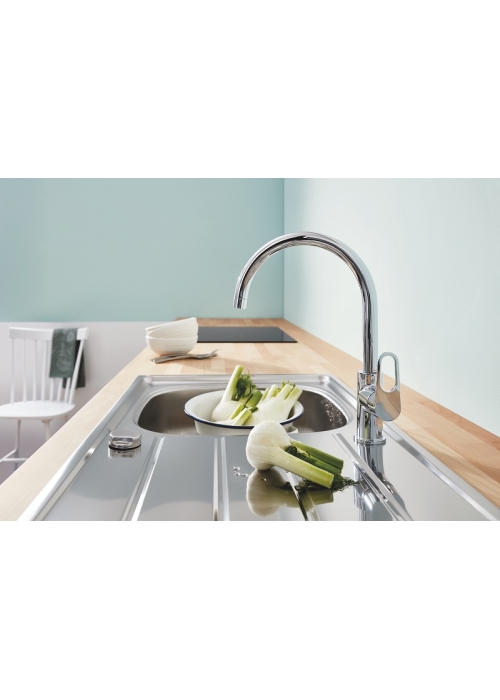 Однорычажный смеситель для мойки Grohe BauFlow (31538001)