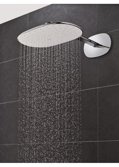 Верхній душ Grohe Rainshower 360 Mono з душовим кронштейном 450 мм , 1 режим струменю (26450LS0)