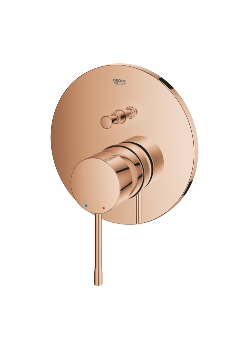 Однорычажный смеситель Grohe Essence на 2 выхода (24167DA1) Бронза