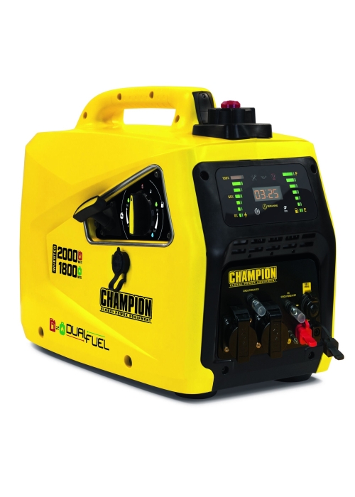 Генератор инверторный  газ/бензин Champion Power Equipment 2000 watt 82001iDF