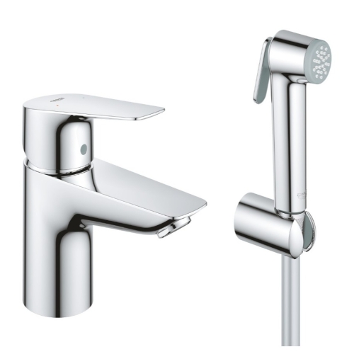 Смеситель для раковины с гигиеническим душем Grohe QuickFix Start Edge 23773001