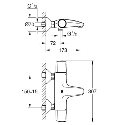 Термостат для ванни Grohe QuickFix Precision Trend New 34227002