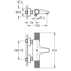 Термостат для ванни Grohe QuickFix Precision Feel 34788000