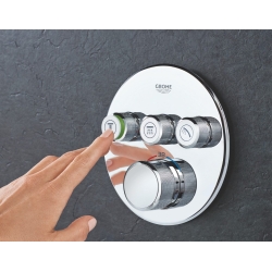 Душова система прихованого монтажу з термостатом Grohe QuickFix Grohtherm SmartControl&Vitalio Start 250 Round UA202801R3