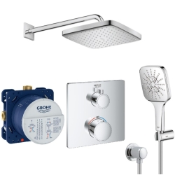 Душевая система скрытого монтажа с термостатом Grohe QuickFix Grohtherm&Vitalio Comfort 250 RU26415SC7