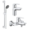 Комплект змішувачів для ванної кімнати Grohe QuickFix Start Edge UA202501SQ