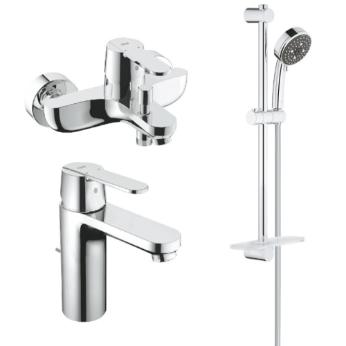 Комплект смесителей для ванной комнаты Grohe QuickFix Get UA202702MQ