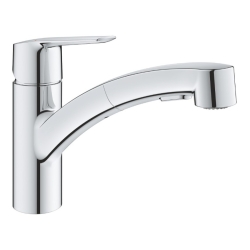 Смеситель для кухни с выдвижным изливом Grohe QuickFix Start 30531001