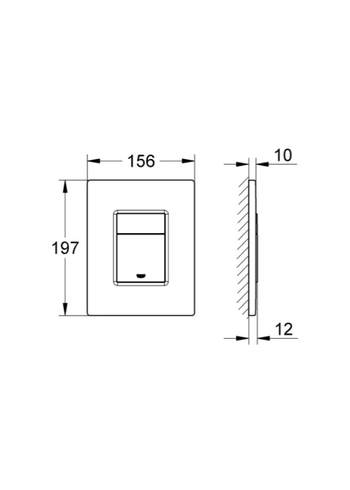 Клавіша змиву Grohe Even 38966000