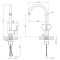 Змішувач для кухні Kroner KRM Mosel - B035, CV020537