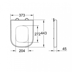 Сидіння для унітазу Grohe Euro Ceramic 39330000