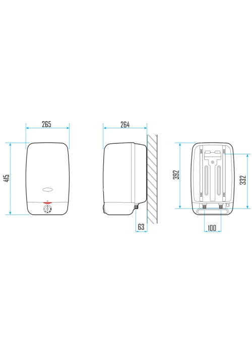 Водонагреватель Aquahot Compact 10 л (142601020805011) над мойкой