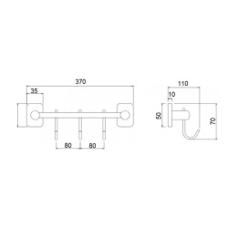 Гачок Qtap Liberty ORO 1154-3