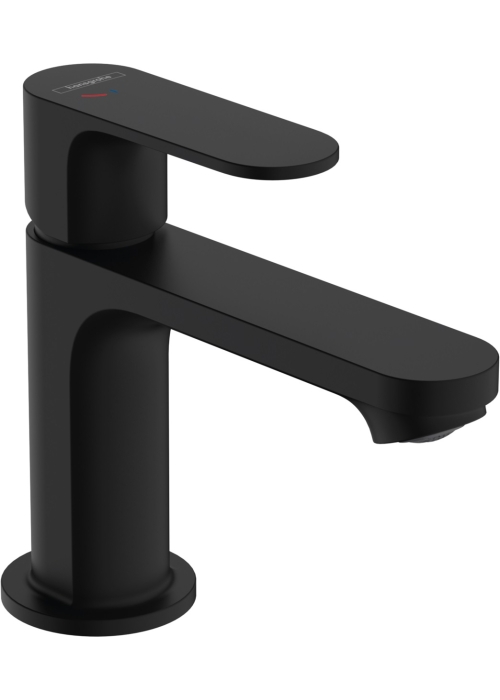 Змішувач Hansgrohe Rebris S 80 Coolstart EcoSmart+ для умивальника з д/к pop-up. Matt Black 72586670