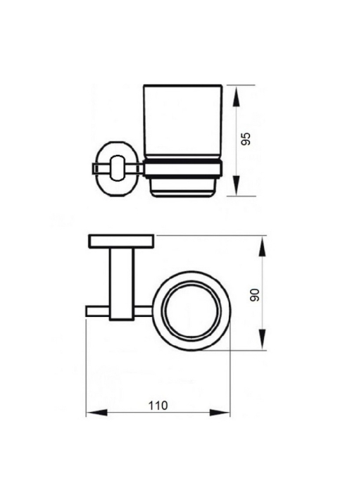 Склянка Qtap Liberty ORO 1158