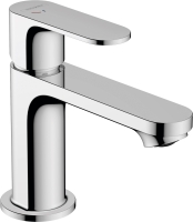 Смеситель Hansgrohe Rebris S 80 Coolstart EcoSmart+ для умывальника с д/у pop-up. Chrome 72586000