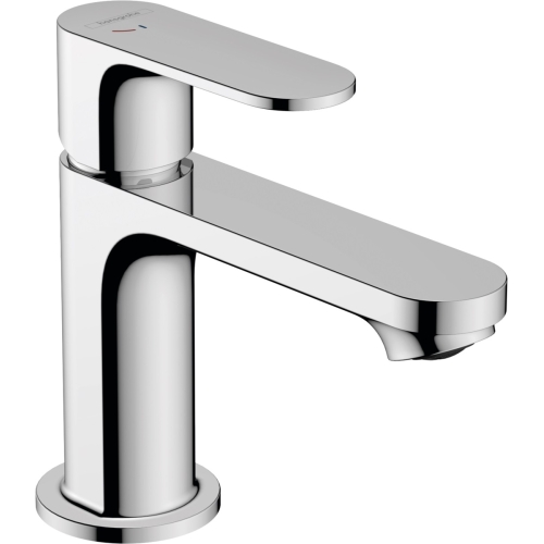 Смеситель Hansgrohe Rebris S 80 Coolstart EcoSmart+ для умывальника с д/у pop-up. Chrome 72586000