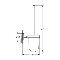 Єршик туалетний Grohe BauCosmopolitan 40463001