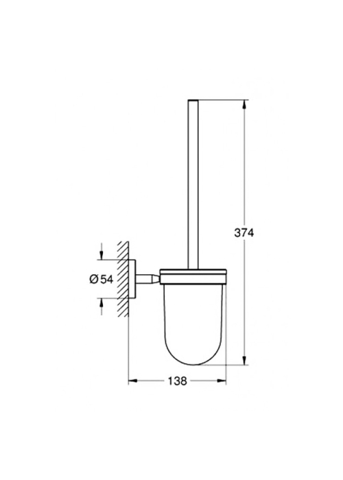 Єршик туалетний Grohe BauCosmopolitan 40463001