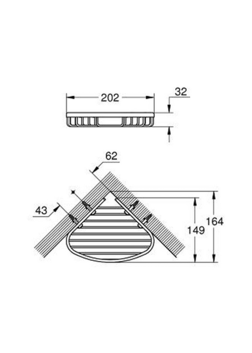 Полиця Grohe BauCosmopolitan 40664001