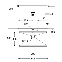 Кухонна мийка Grohe Sink K800 31584SD0