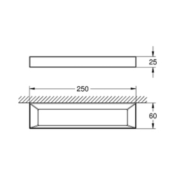 Рушникотримувач Grohe Selection Cube 40766000