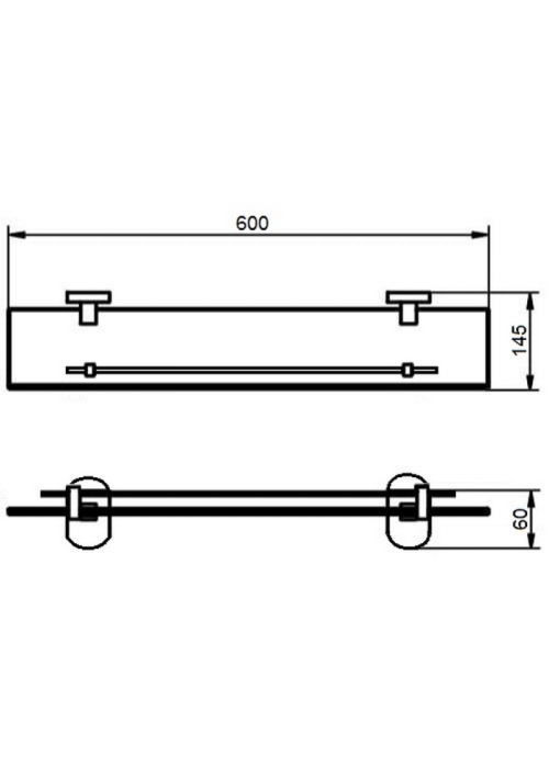 Полиця Qtap Liberty CRM 1153