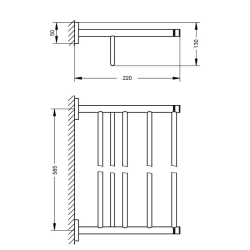 Полиця Qtap Liberty CRM 1122