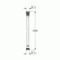 Шланг для душу GROHE Silverflex Longlife 150 см, 26346000