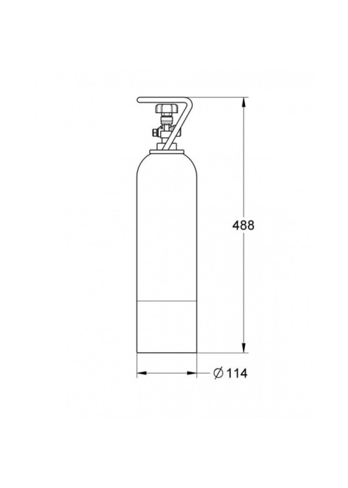 Балон для газованої води Grohe Blue CO2 (2кг), 40424000