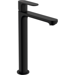 Смеситель Hansgrohe Rebris S 240 CoolStart для умывальника с донным клапаном pop-up Matt Black 72580670