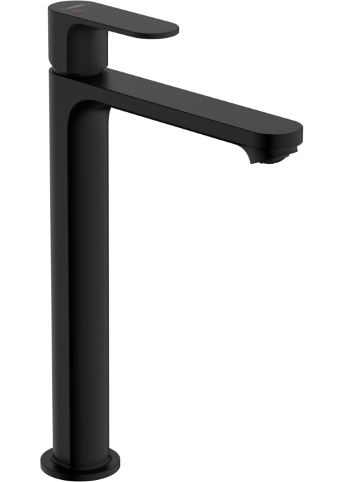 Смеситель Hansgrohe Rebris S 240 CoolStart для умывальника с донным клапаном pop-up Matt Black 72580670