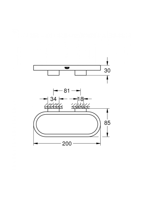 Тримач для рушника Grohe Selection 41035000