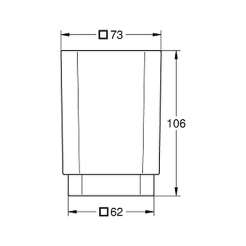 Склянка Grohe Selection Cube 40783000