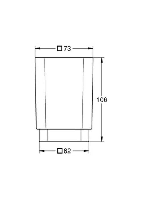 Стакан Grohe Selection Cube 40783000