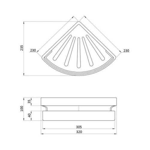 Полиця Qtap PL01