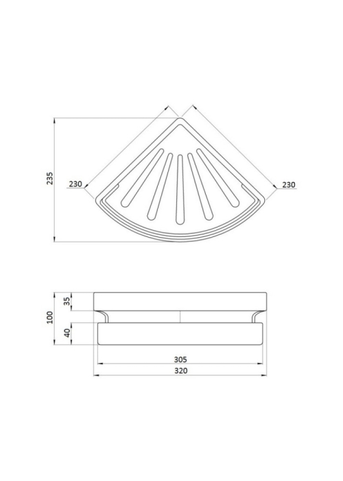 Полиця Qtap PL01