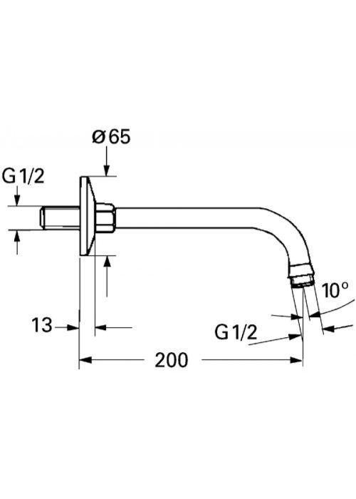 Душовий кронштейн GROHE Relexa, 27406000