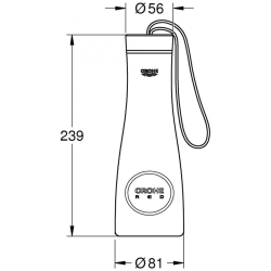 Термо-пляшка з фільтром для чаю Grohe RED, 40919SD0