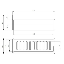 Полиця Qtap PL02