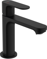 Змішувач Hansgrohe Rebris S 110 Coolstart для умивальника з металевим д/к. Matt Black 72527670