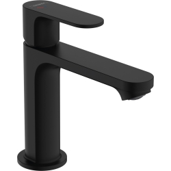 Смеситель Hansgrohe Rebris S 110 Coolstart для умывальника с металлическим д/к. Matt Black 72527670