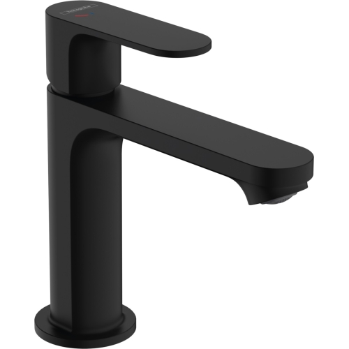 Змішувач Hansgrohe Rebris S 110 Coolstart  для умивальника з металевим д/к . Matt Black 72527670