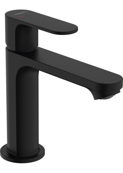 Смеситель Hansgrohe Rebris S 110 Coolstart для умывальника с металлическим д/к. Matt Black 72527670